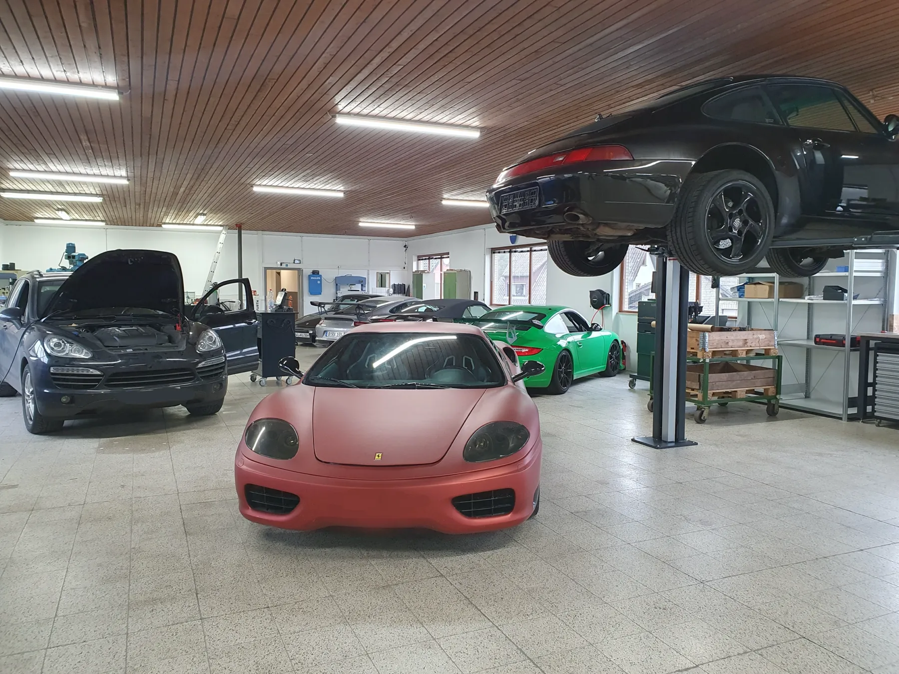 Ferrari und Porsche Werkstatt mit Oldtimer-Expertise Herschbroich